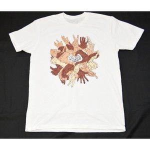 We Rise By Lifting Others Inspirational Motivational T-shirt Gift Men's Tee Sz L